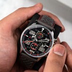 AVI-8 Hawker Typhoon Coningham Men's Black Chronograph Watch