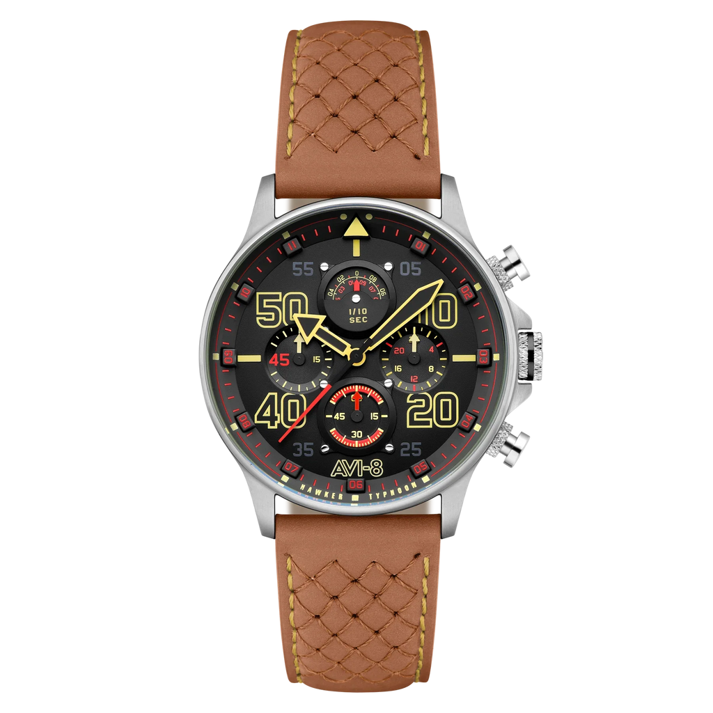 AVI-8 Hawker Typhoon Coningham Men's Black Chronograph Watch