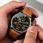 AVI-8 Hawker Typhoon Coningham Men's Black Chronograph Watch