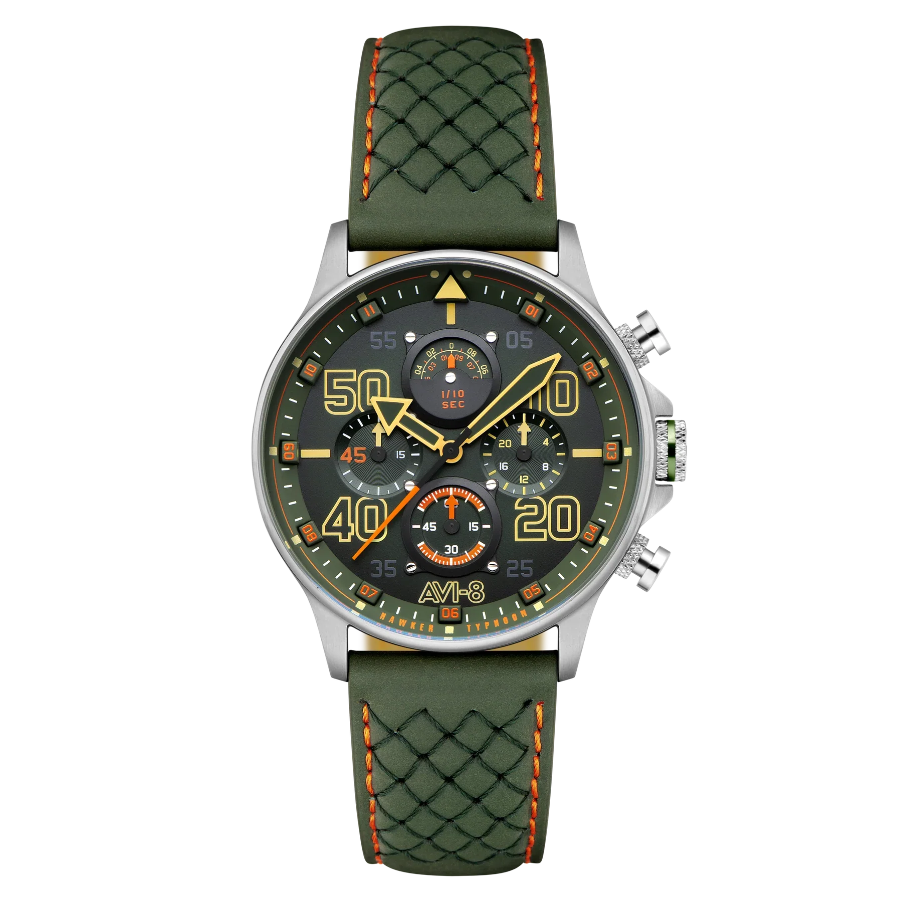 AVI-8 Hawker Typhoon Coningham Men's Green Chronograph Watch