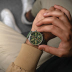 AVI-8 Hawker Typhoon Coningham Men's Green Chronograph Watch