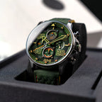 AVI-8 Hawker Typhoon Coningham Men's Green Chronograph Watch