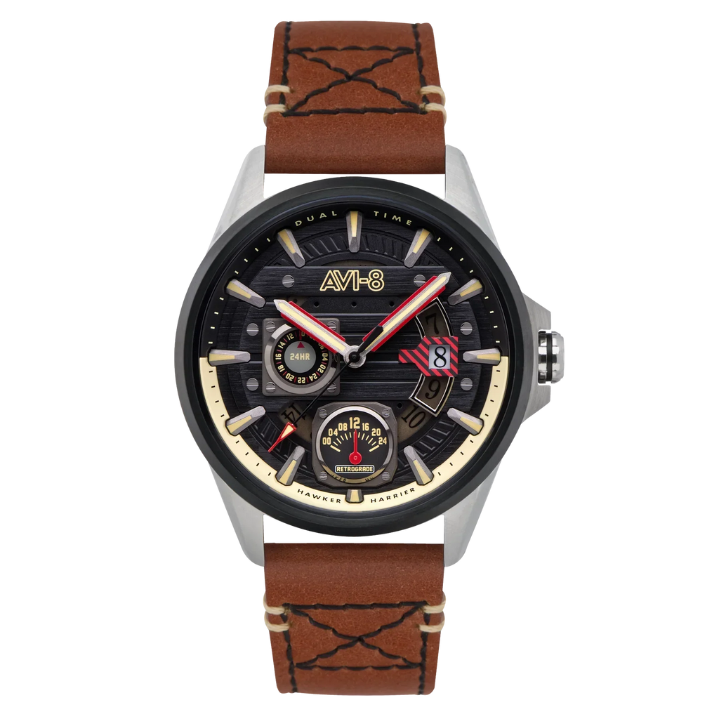 AVI-8 Hawker Harrier Dual Time Terrain Men's Watch
