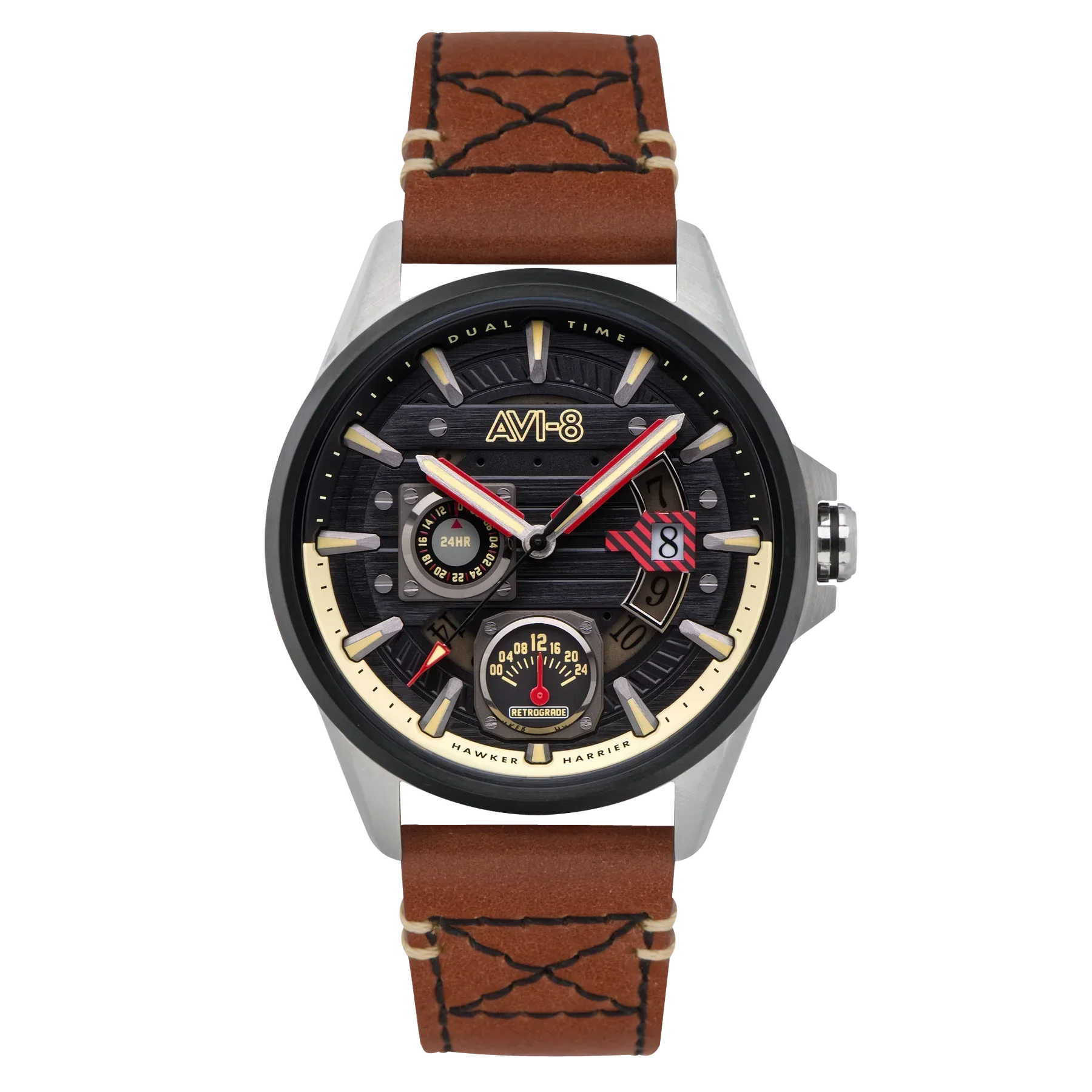 AVI-8 Hawker Harrier Dual Time Terrain Men's Watch