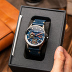 AVI-8 Hawker Harrier Farley Blue Mens Watch