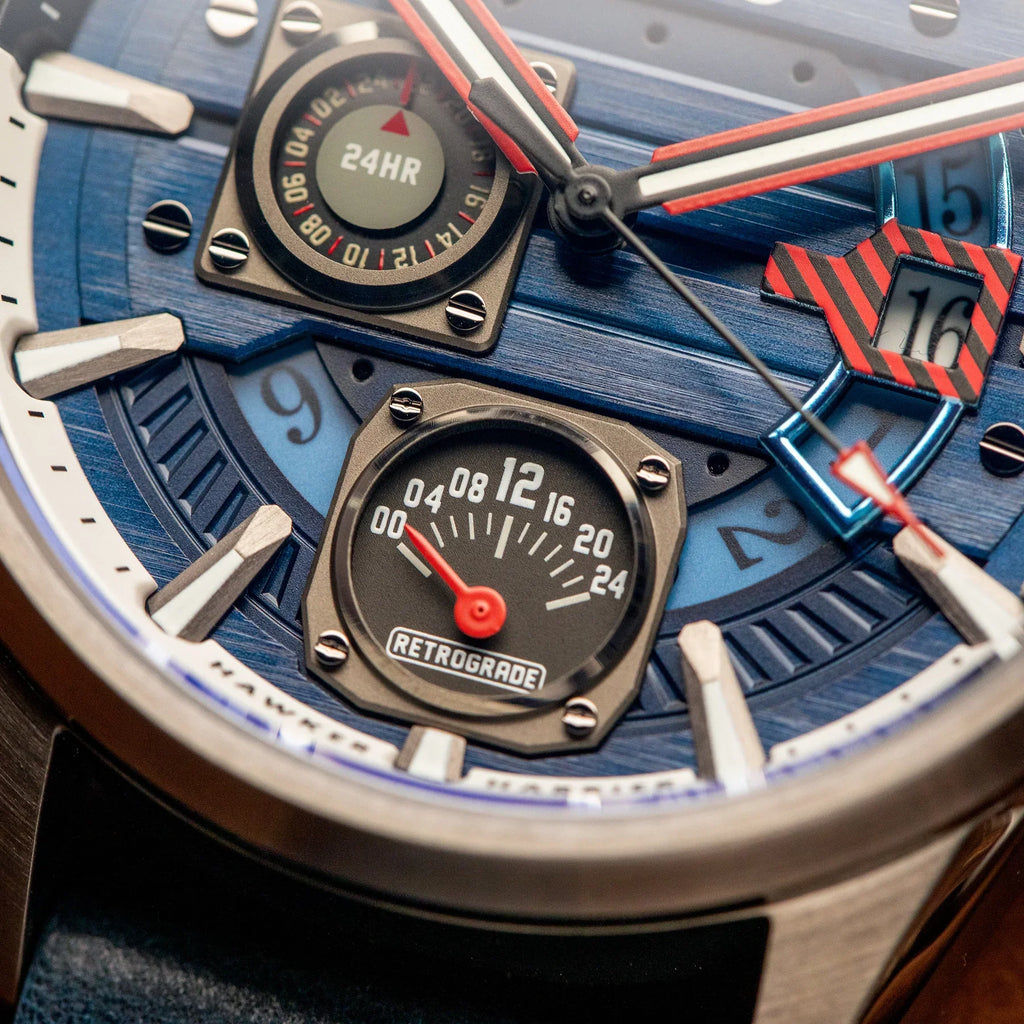 AVI-8 Hawker Harrier Farley Blue Mens Watch