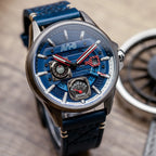 AVI-8 Hawker Harrier Farley Blue Mens Watch