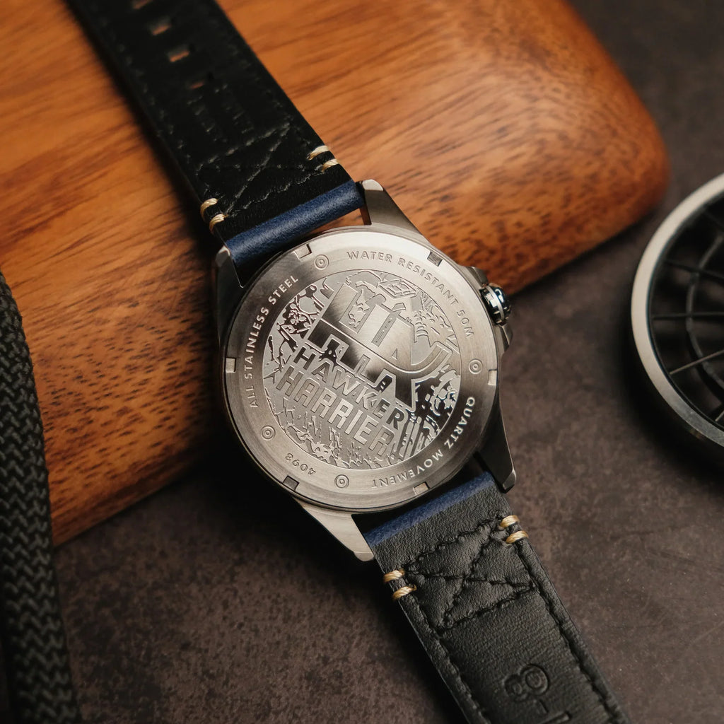 AVI-8 Hawker Harrier Farley Blue Mens Watch