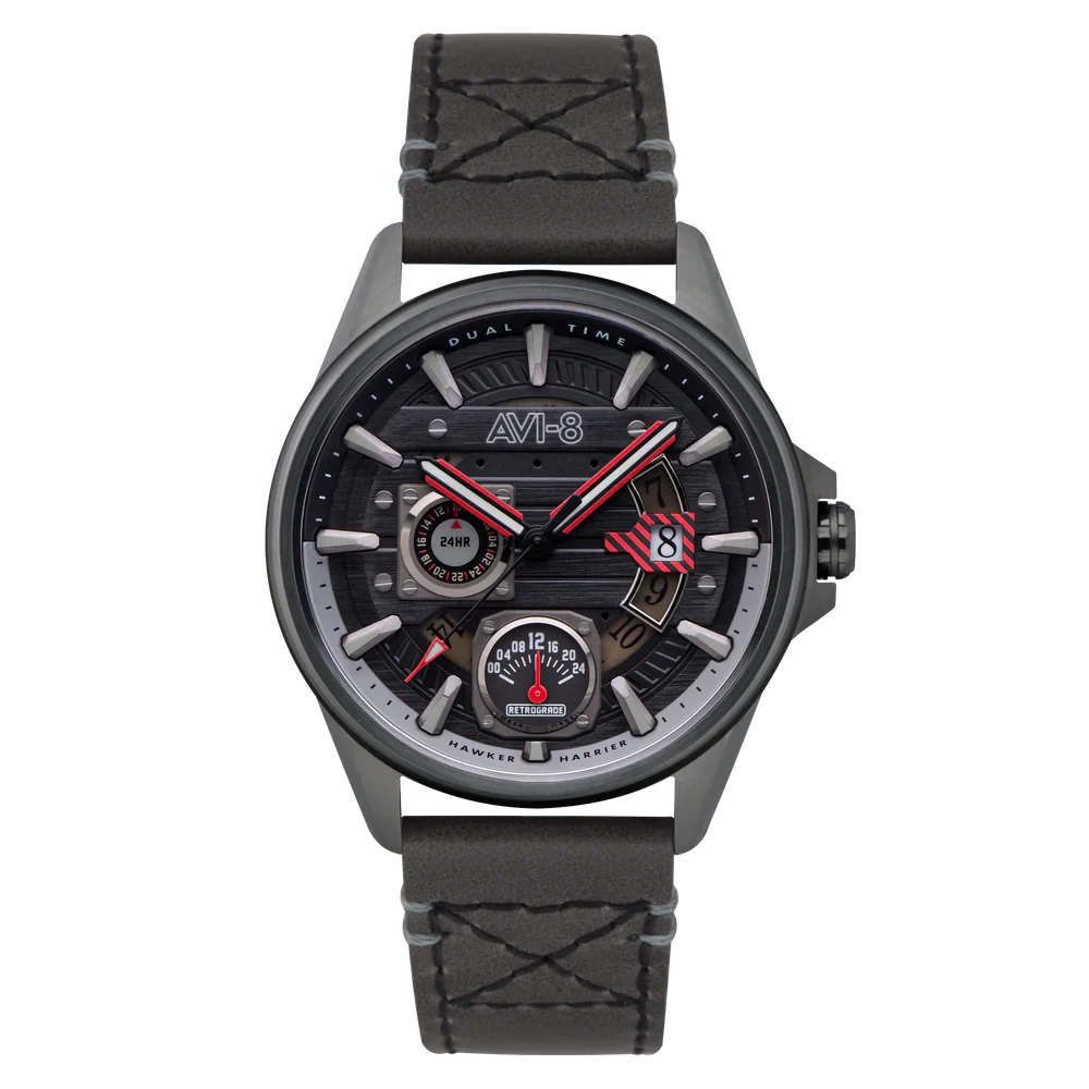 AVI-8 Pilot Hawker Harrier Farley Black Men's Watch