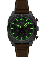 AVI-8 Hawker Hunter Men's Green Watch