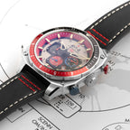AVI-8 Hawker Hunter Atlas Men's Red Watch