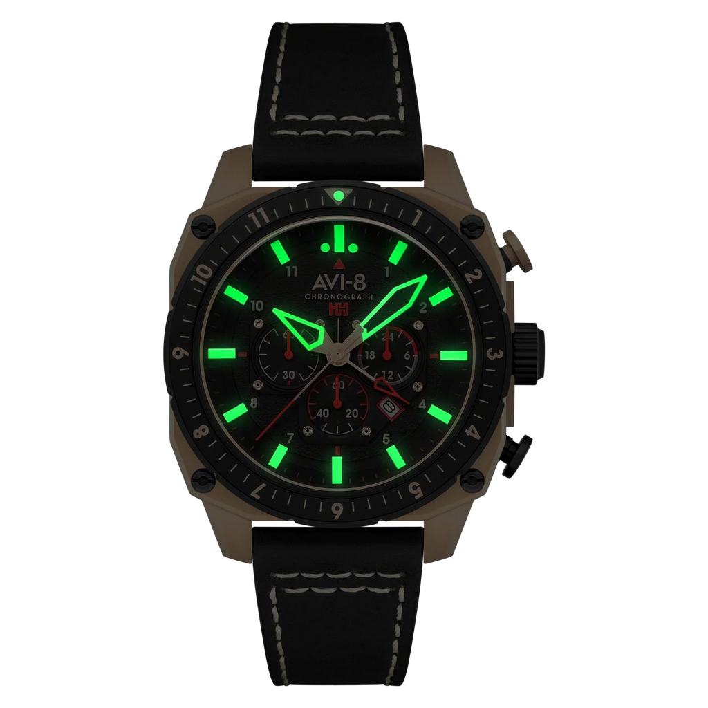 AVI-8 Hawker Hunter Atlas  Mens Jet Black Men's watch