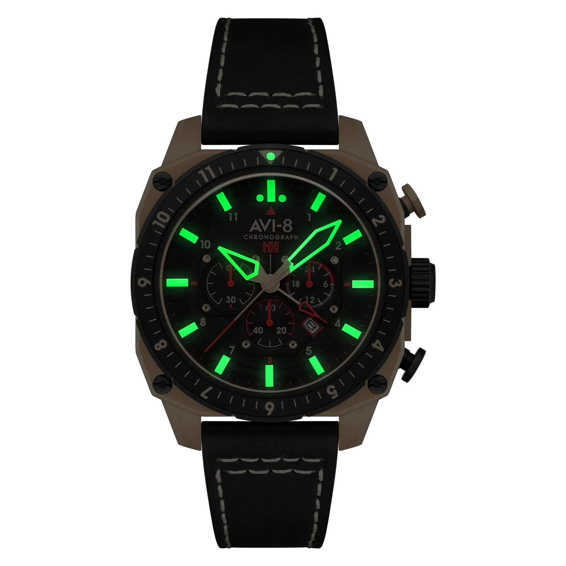 AVI-8 Hawker Hunter Atlas  Mens Jet Black Men's watch