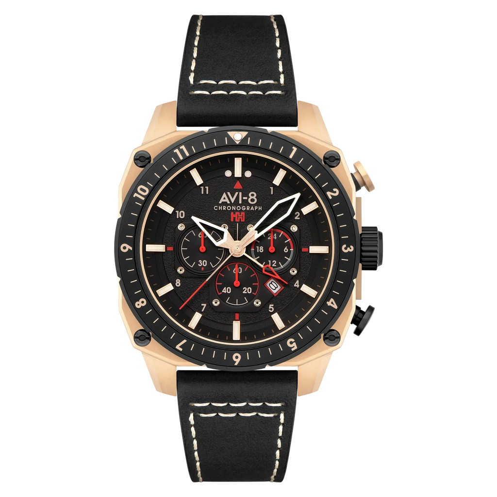 AVI-8 Hawker Hunter Atlas  Mens Jet Black Men's watch