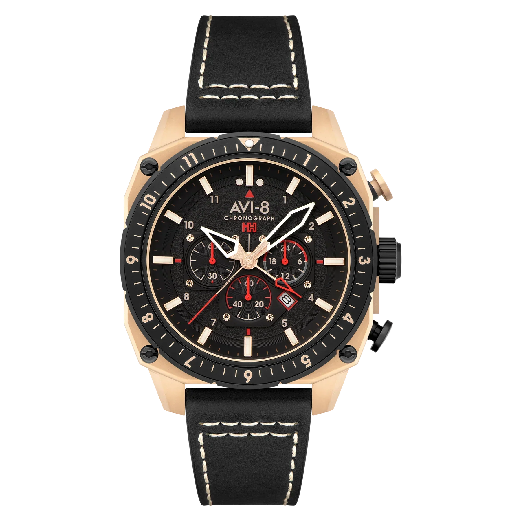 AVI-8 Hawker Hunter Atlas  Mens Jet Black Men's watch