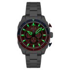 AVI-8 Hawker Hunter Atlas Men's Red Dual Time Watch