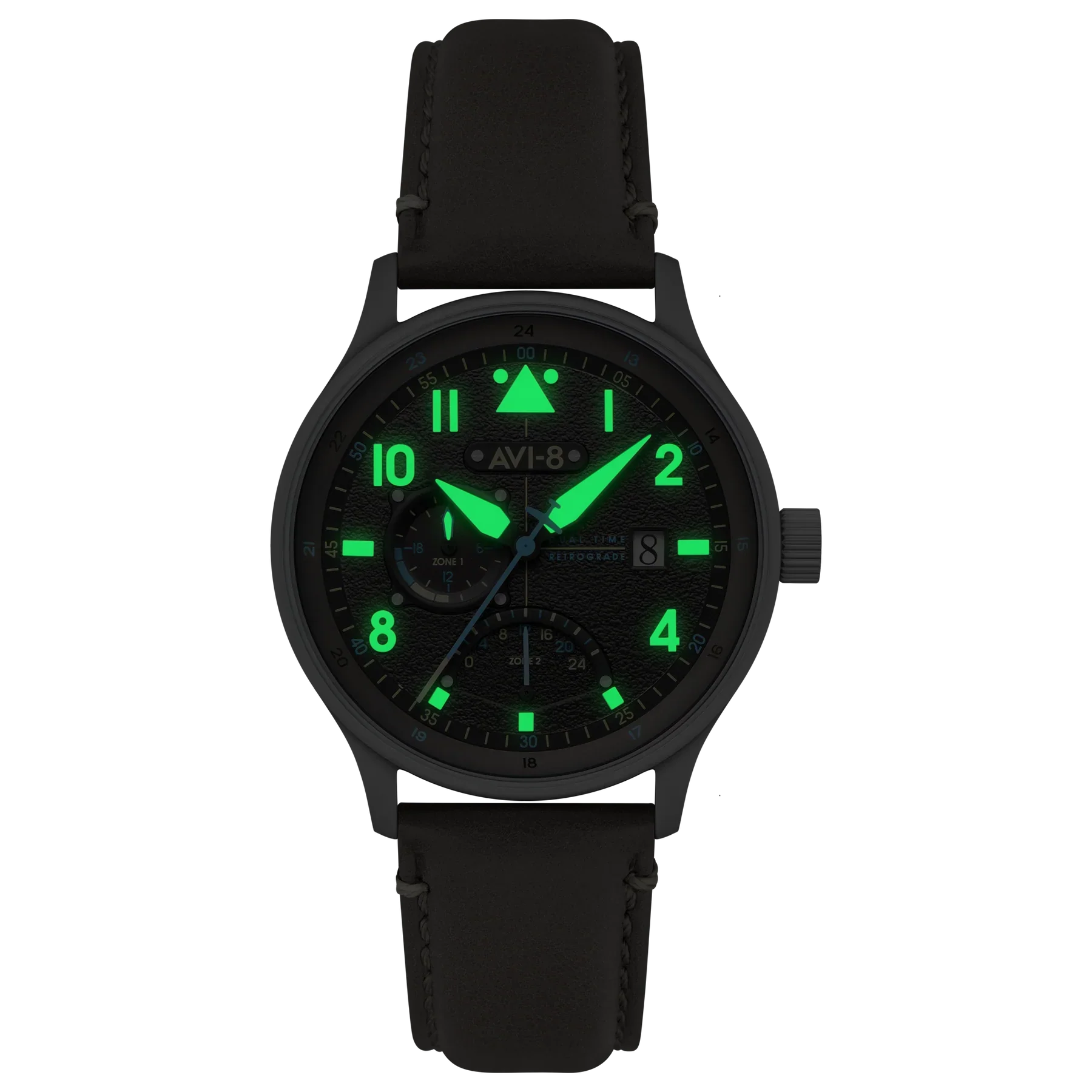 AVI-8 Hawker Hurricane McKellar Men's Grey Dual Time Watch