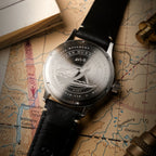AVI-8 McKellar Dual Time Green Leather Watch