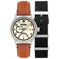 AVI-8 Hawker Hurricane McKellar Men's Beige Dual Time Watch