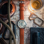 AVI-8 Hawker Hurricane McKellar Men's Beige Dual Time Watch