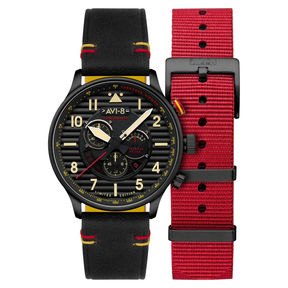 AVI-8 Flyboy Spirit Of Tuskegee Black Mens