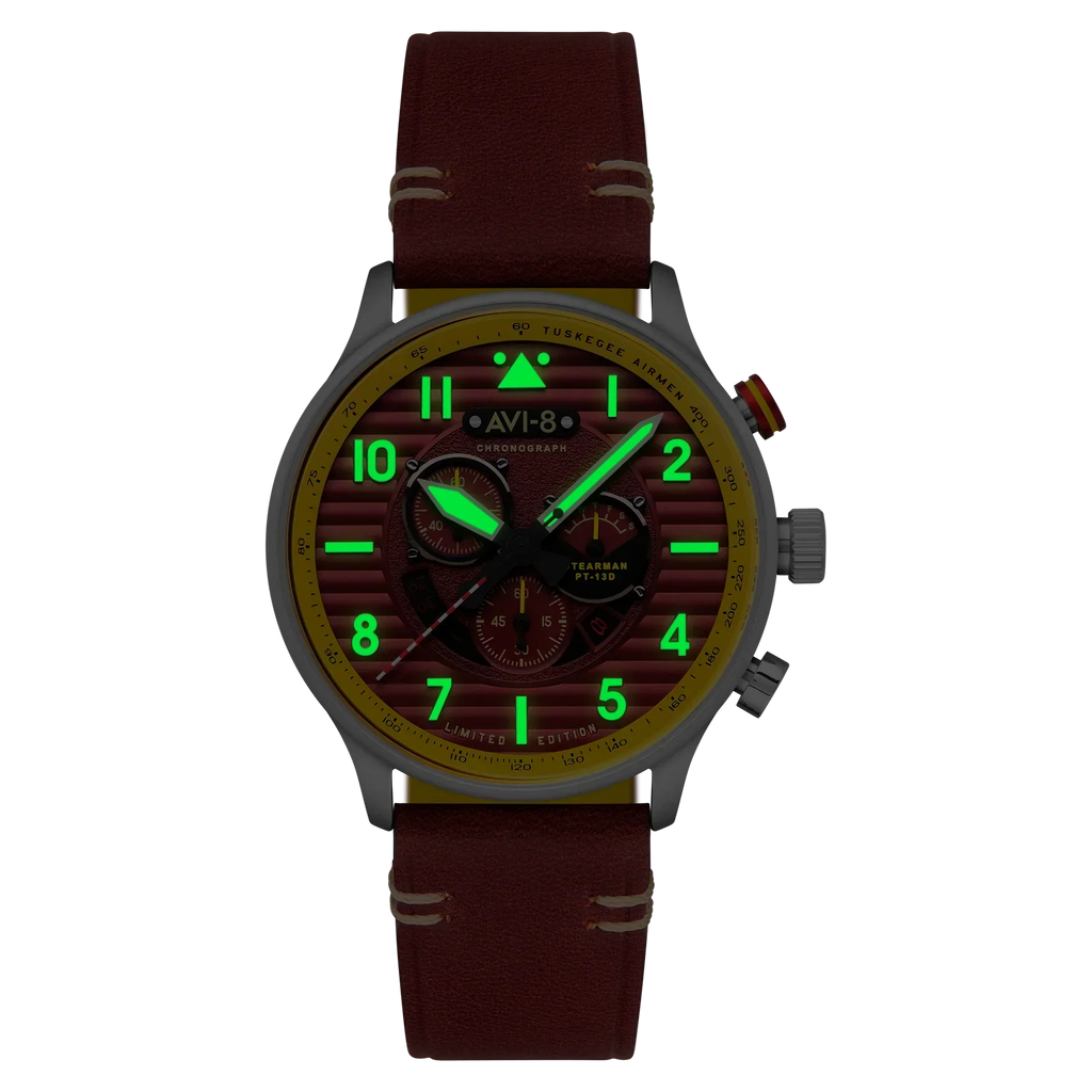 AVI-8 Flyboy Spirit Of Tuskegee Mens Red