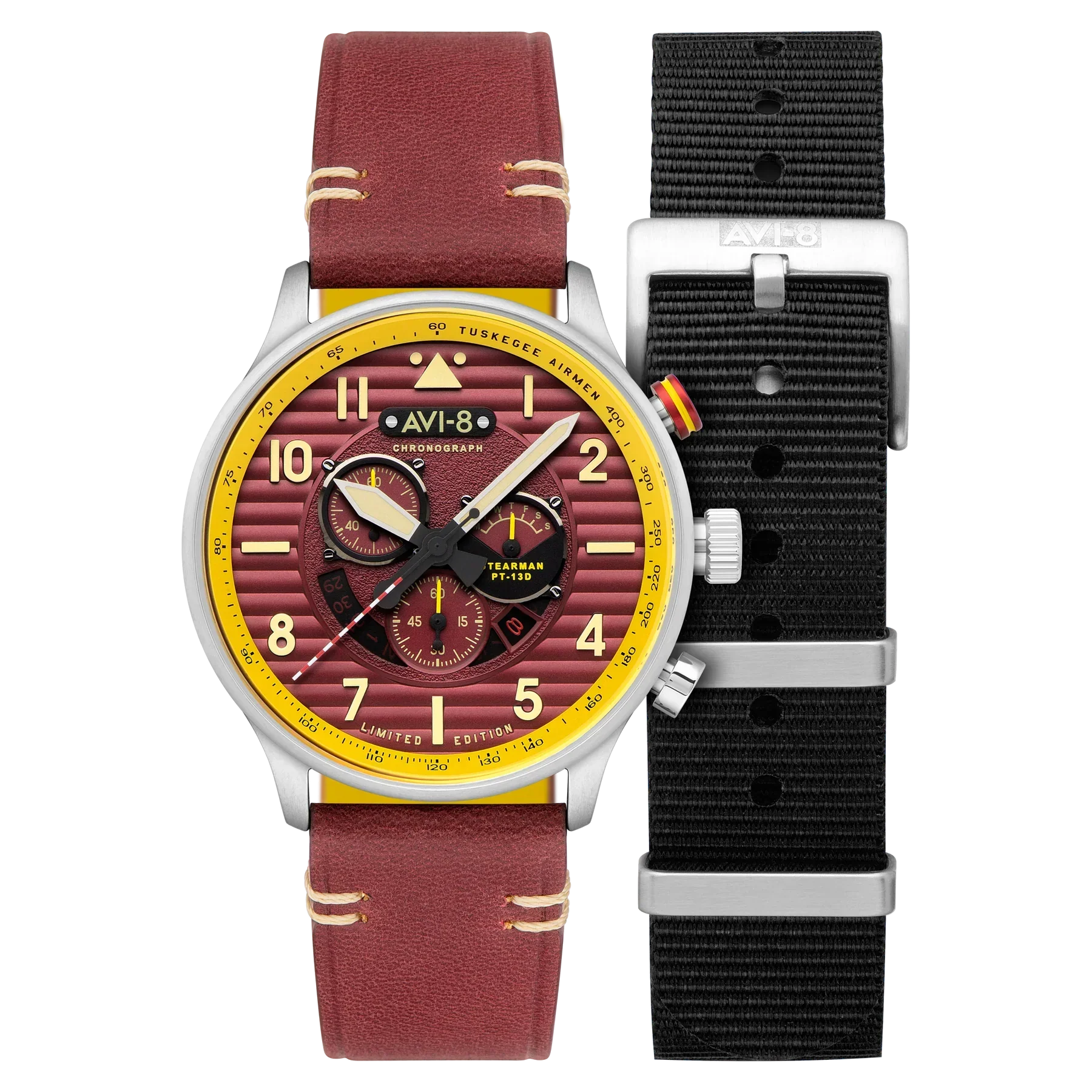 AVI-8 Flyboy Spirit Of Tuskegee Mens Red