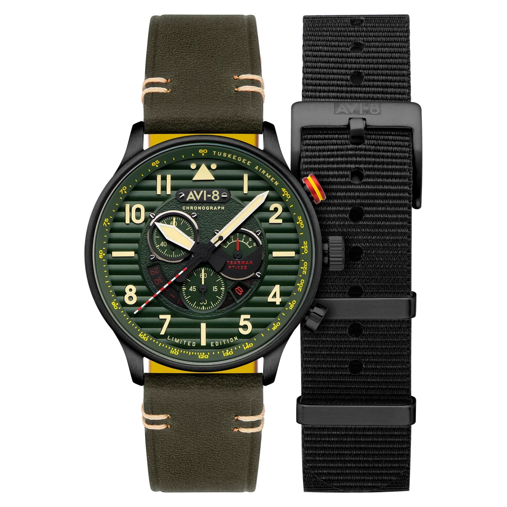 AVI-8 Flyboy Spirit Of Tuskegee Green Mens