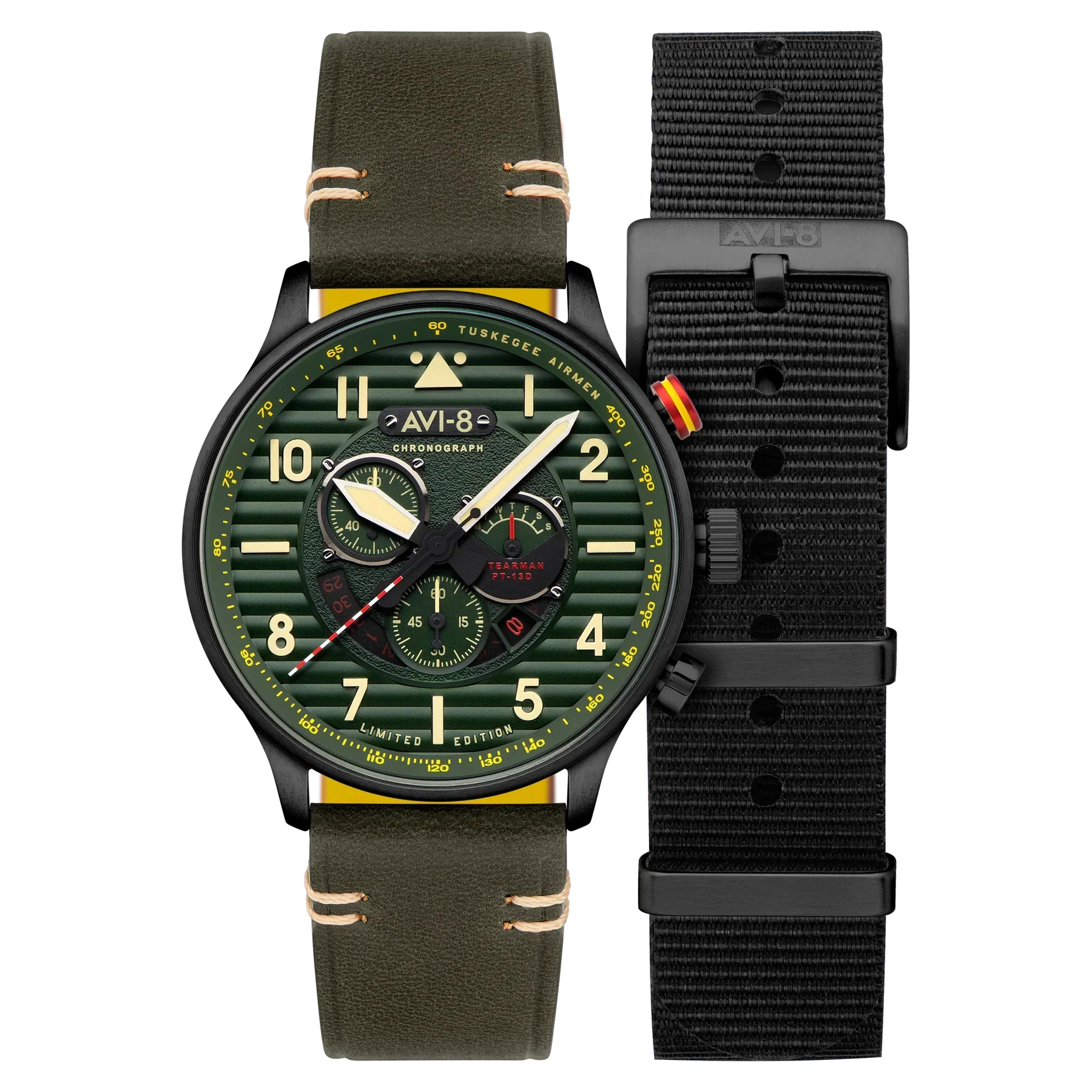 AVI-8 Flyboy Spirit Of Tuskegee Green Mens