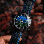 AVI-8 Hawker Harrier HUD Men's Blue Automatic Watch
