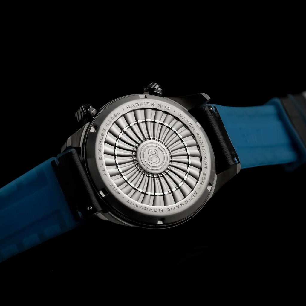 AVI-8 Hawker Harrier HUD Men's Blue Automatic Watch