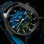 AVI-8 Hawker Harrier HUD Men's Blue Automatic Watch