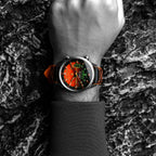 AVI-8 Hawker Harrier HUD Men's Orange Automatic Watch