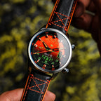 AVI-8 Hawker Harrier HUD Men's Orange Automatic Watch