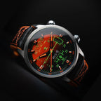 AVI-8 Hawker Harrier HUD Men's Orange Automatic Watch