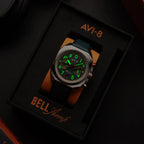 AVI-8 Bell X-1 Machbuster Chronograph Blue Watch