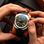 AVI-8 Bell X-1 Machbuster Chronograph Blue Watch
