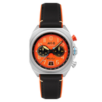 AVI-8 Bell X-1 Machbuster Orange Aviation Chronograph Watch