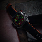 AVI-8 Bell X-1 Machbuster Orange Aviation Chronograph Watch