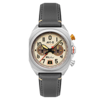 AVI-8 Bell X-1 Machbuster Beige Brown Chronograph Watch