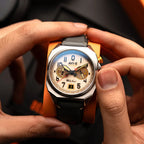 AVI-8 Bell X-1 Machbuster Beige Brown Chronograph Watch