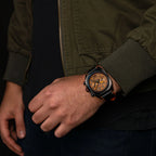 AVI-8 Bell X-1 Machbuster Men's Black Chronograph Watch