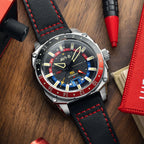 AVI-8 Hawker Hunter Atlas Men's Black GMT Automatic Watch