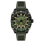 AVI-8 Hawker Hunter Atlas GMT Automatic Green Watch