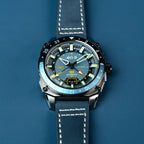 AVI-8 Atlas GMT Automatic Blue Leather Watch