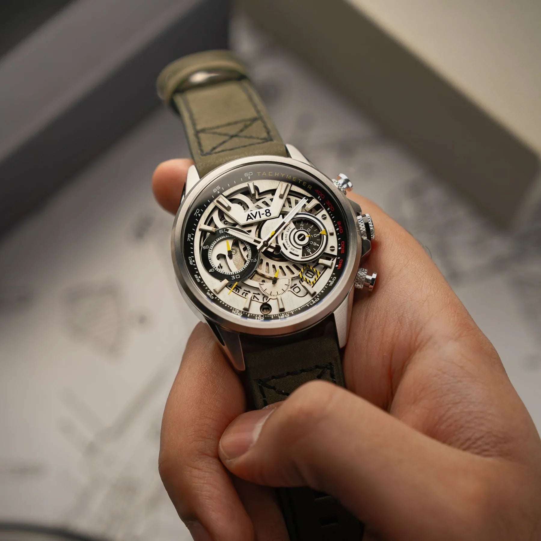 AVI-8 Hawker Harrier Matador Chronograph Grey Watch