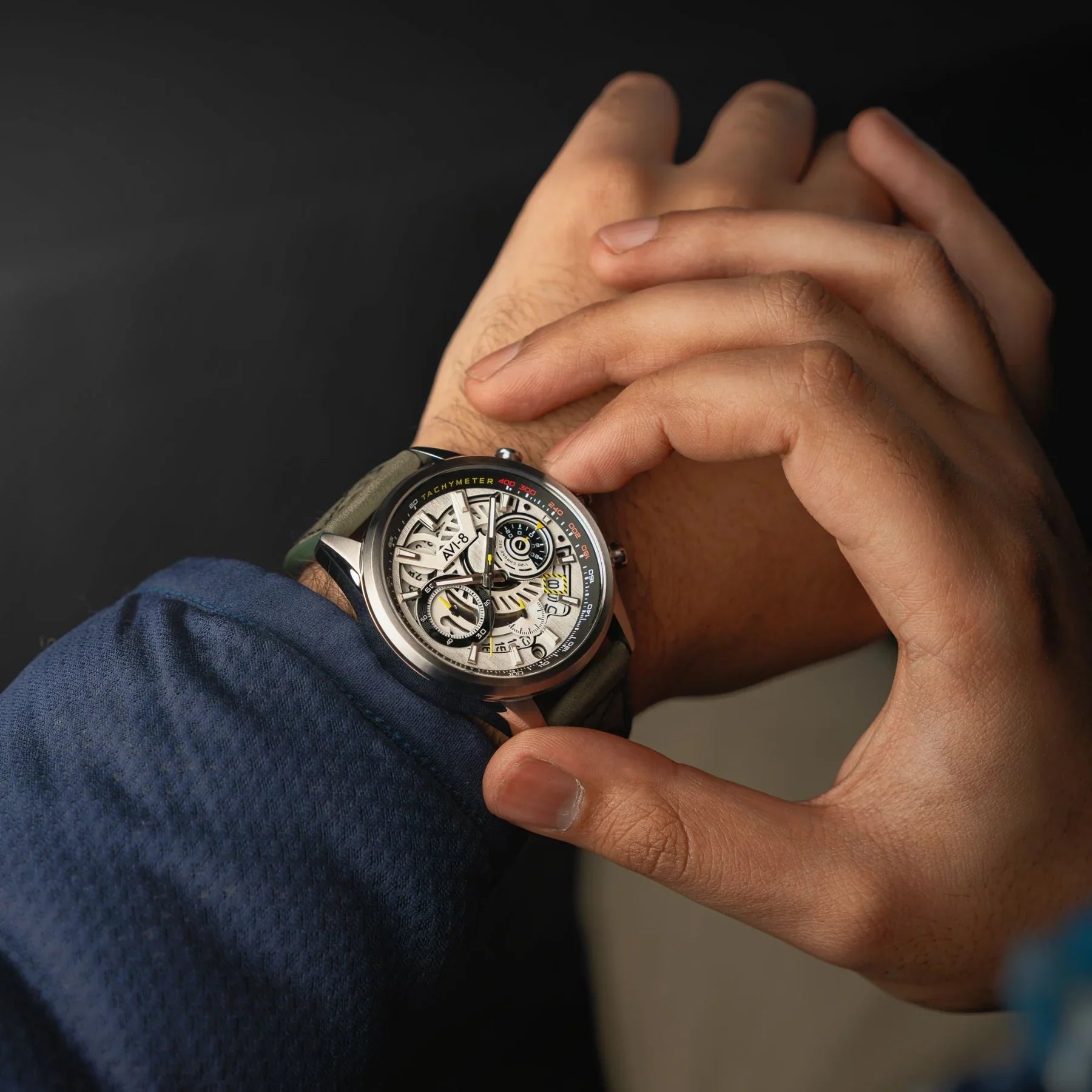 AVI-8 Hawker Harrier Matador Chronograph Grey Watch