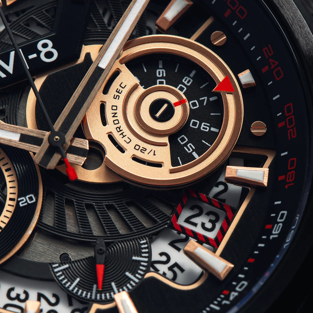 AVI-8 Hawker Harrier Matador Men's Black Chronograph Watch