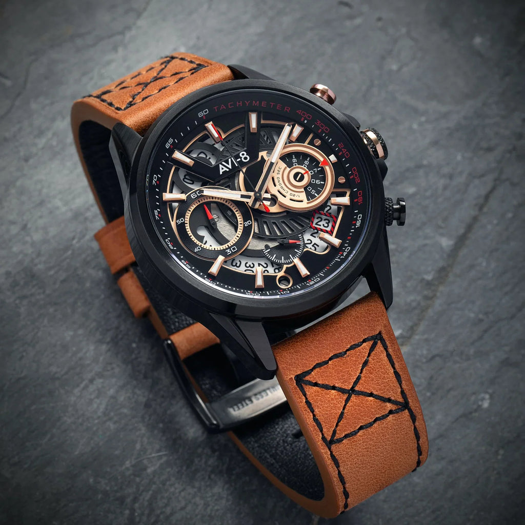 AVI-8 Hawker Harrier Matador Men's Black Chronograph Watch