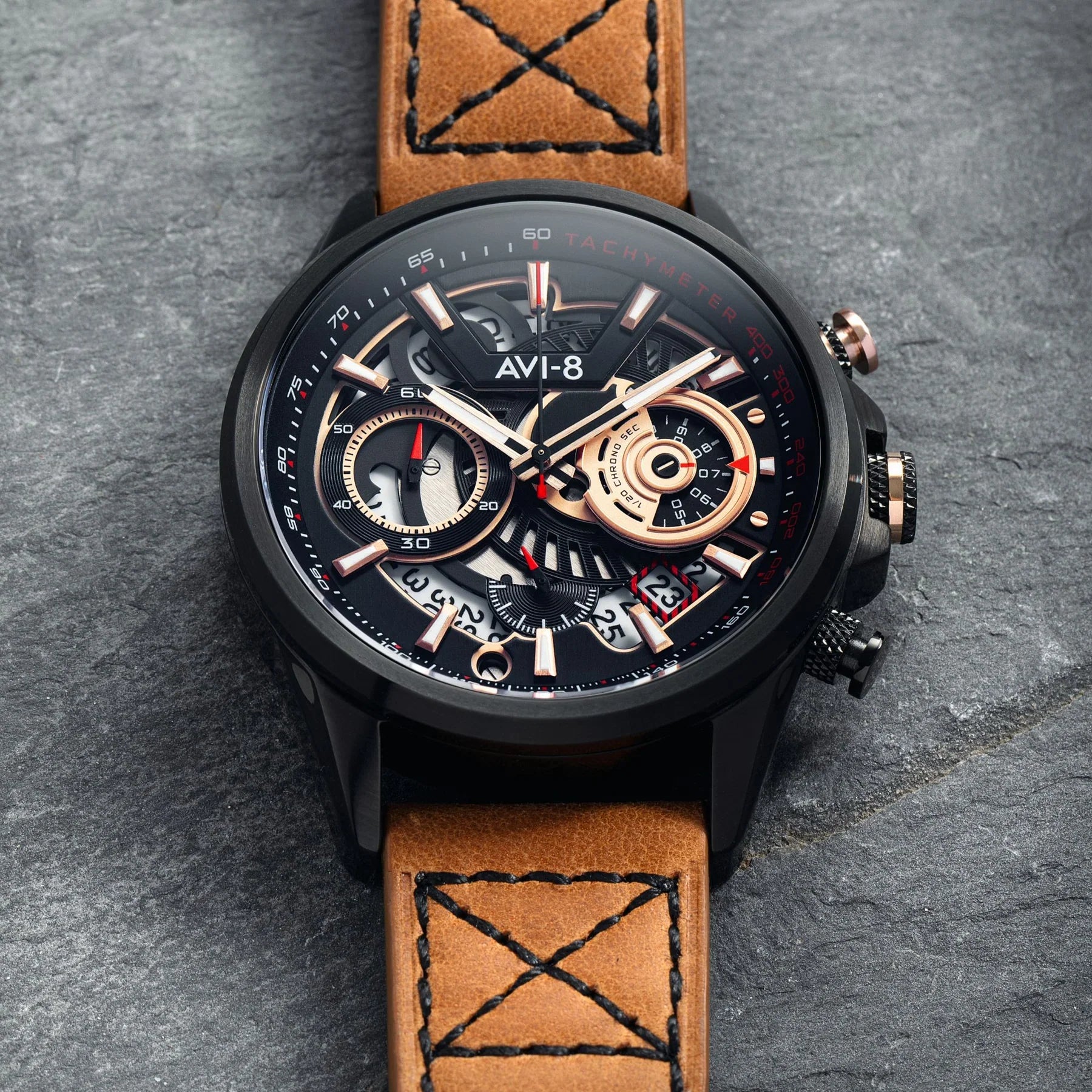 AVI-8 Hawker Harrier Matador Men's Black Chronograph Watch